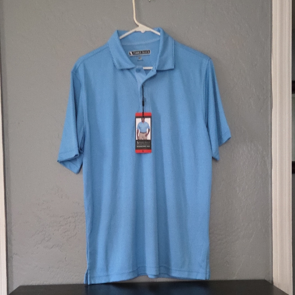 Pebble Beach Light Blue Polo Shirt
